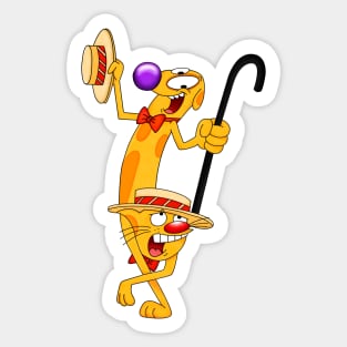 CatDog Show Sticker